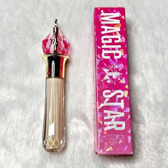 NIB Jeffree Star Magic Star Pale Yellow Color Correcting Concealer Full Sz 3.4ml - Picture 2 of 12